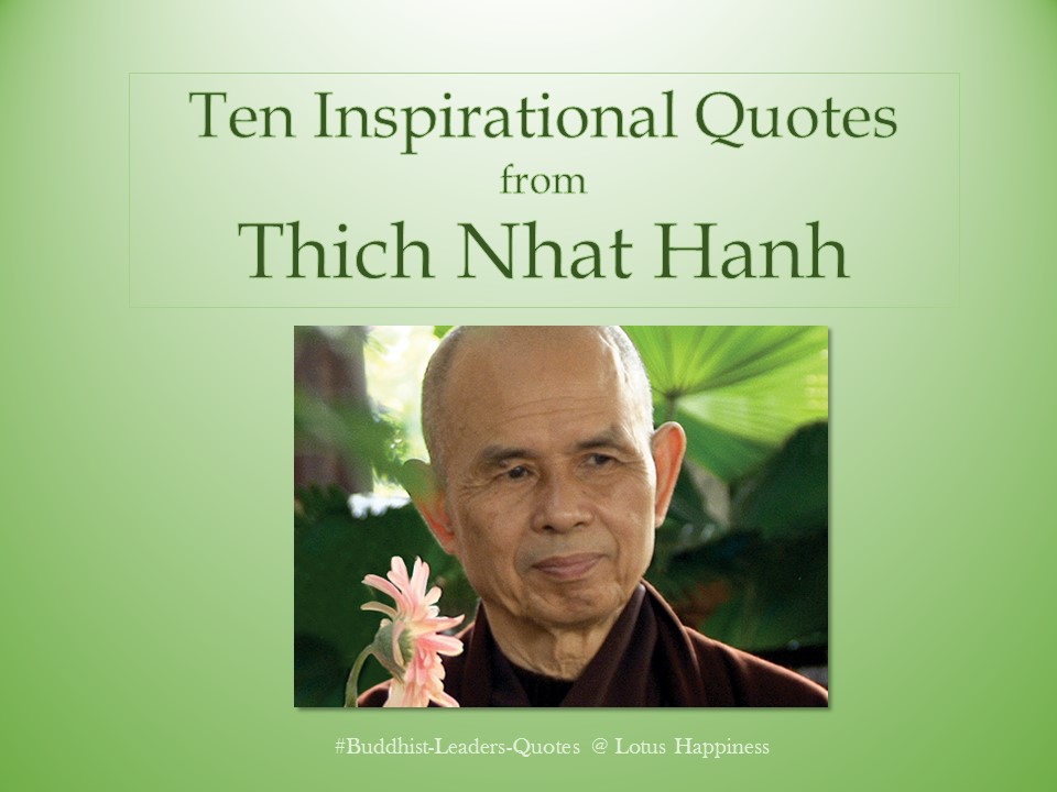 10 Quotes from Thich Nhat Hanh