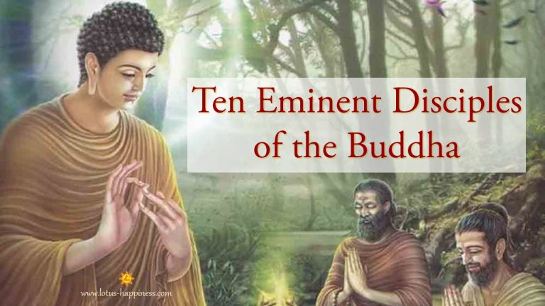 Ten Eminent Disciples of the Buddha - Lotus Happiness