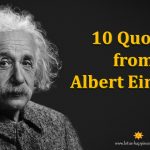 10 Quotes from Albert Einstein